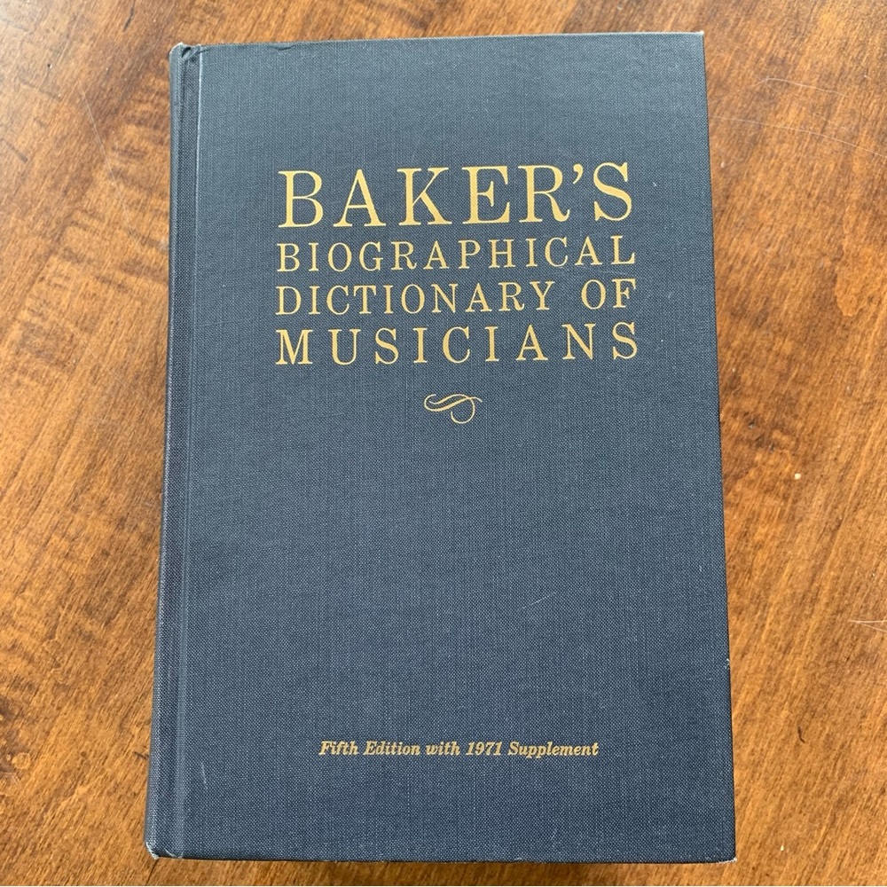 Vintage Baker’s Biographical Dictionary of Musicians 5th Edition - Picture 12 of 12